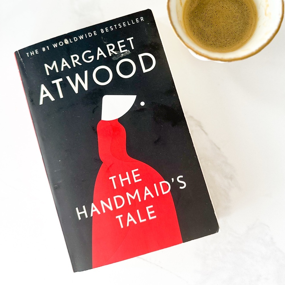 Margaret Atwood "The Handmaid's Tale" Paperback - Black & Red Cover